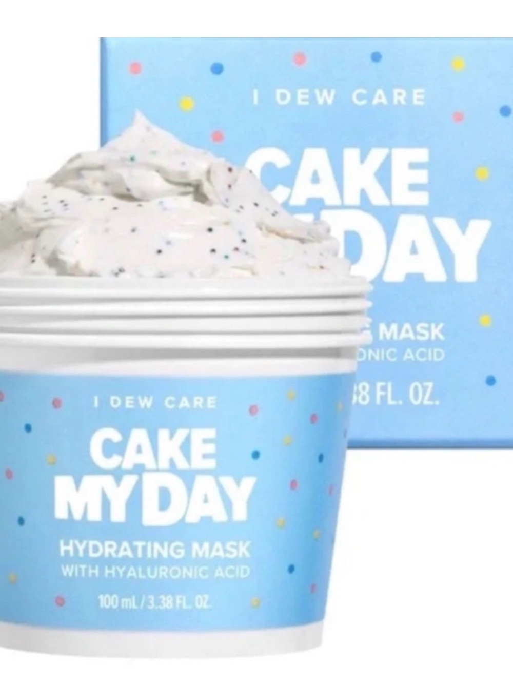 I Dew Care Cake My Day Hydrating Sprinkle Wash-Off Mask 3.52 oz